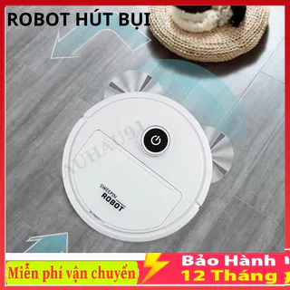 Máy robot hút bụi lau sàn nhà thông minh 3 trong 1 tiện dụng cho gia đình kèm phụ kiện J23A, Loại 1 Bảo Hành 12 tháng