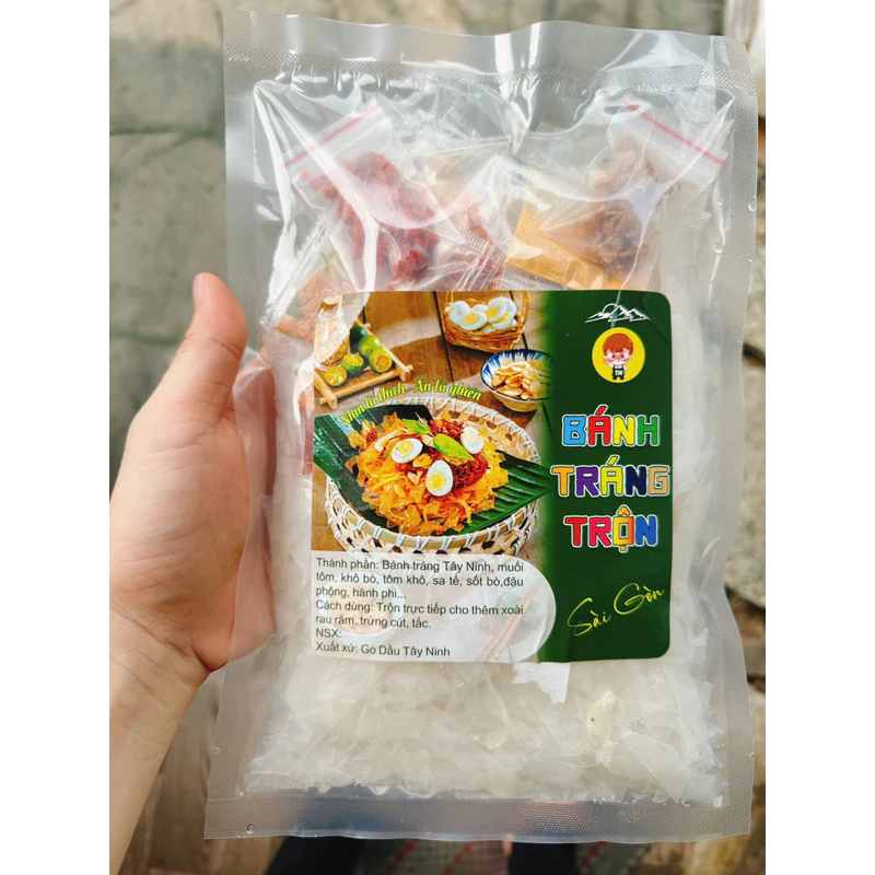 Bịch Bánh Tráng Trộn Sài Gòn