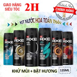 Xịt nước hoa khử mùi toàn thân cho nam AXE 135ml