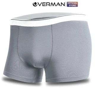 Quần lót nam Boxer đùi trơn xuất Nhật thun lạnh Boxer co giãn 4 chiều SDN01 - Overman