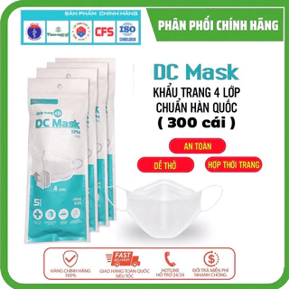 (300 chiếc) Khẩu trang y tế Kf94 DC mask 4 lớp kháng khuẩn