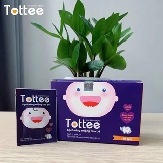 Gạc rơ lưỡi / răng miệng Tottee 30 gói/hộp