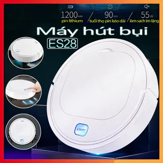 robot lau nhà , hút bụi tự động , tựu tránh vật cảm , bảo hành 12 tháng