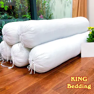 Ruột Gối Ôm 35x100cm Bông Sợi Trắng Tinh Khiết Kháng Khuẩn