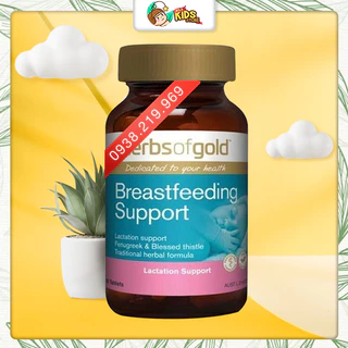 Viên uống lợi sữa Breastfeeding Support Herbs of Gold 60 viên Úc