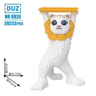 le.go báo trắng bê khay 68cm Đồ chơi xếp hình lắp ráp nanoblock nano block cho bé