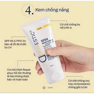 [50ml] Kem chống nắng phổ rộng hyaestic SPF 64