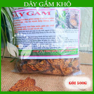 Thảo dược DÂY GẮM khô sạch đóng gói 500gram - congtyduoclieuhonglan