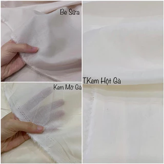 Vải Lót Boi Cotton 100% Mềm Rũ Mỏng Nhẹ Mát Khổ 1m35/1m45