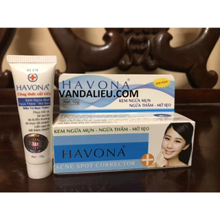 HAVONA PLUS 10G. KEM NGỪA MỤN, NGỪA THÂM, MỜ SẸO (MP2)