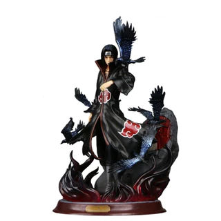 Mô hình Naruto ITACHI Akatsuki hắc hỏa dáng đứng cực ngầu . Cao 29cm , nặng 1kg . Figure naruto