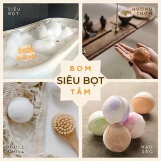 (Tổng hợp) Bom tắm TẠO BỌT cho bồn tắm (Bubble bath bomb) - bath temple