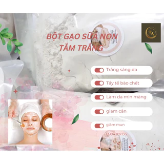 1Kg BỘT CÁM GẠO SỮA NON NGUYÊN CHẤT THƠM MỊN ĐẮP MẶT NẠ