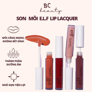 Son Bóng Có Màu e.l.f Lip Lacquer | Lâu Trôi, Dưỡng Ẩm, Cho Đôi Môi Quyến Rũ, Gợi Cảm, Nhiều Màu Lựa Chọn