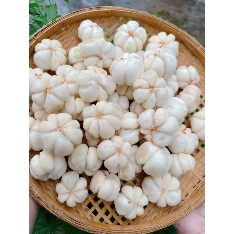 măng cụt xanh gọt sẵn 500gr