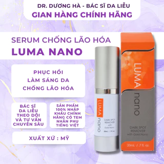 HÀNG CHÍNH HÃNG Serum giảm nám da Luma Nano Dark Sport Remover  with Gold Nano 20ml - Dr. Dương Hà