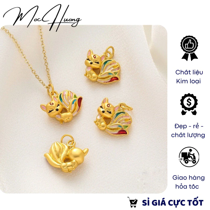 Charm treo hồ ly - TL010 MOCHUONGJEWELRY
