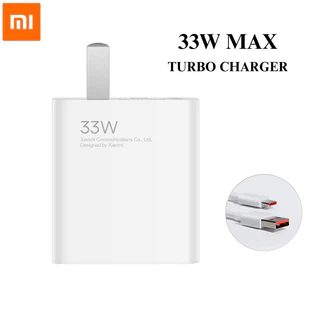 Bộ Sạc Nhanh Xiaomi 33W TURBO CHARGER MAX, Củ Cáp Sạc Xiaomi Chính hãng Phù hợp mọi dòng máy Bảo hành 6 tháng