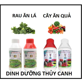 Dinh Dưỡng Thủy Canh HYDRO UMAT V & F Dùng Cho Rau Ăn Lá và Cây Ăn Quả An Toàn Cho Sức Khỏe (1 Cặp =1 Lít )