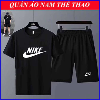 Bộ Đồ Nam Hè, Quần Áo Nam Thể Thao NK. Được Làm Từ Vải Thun Lạnh Co Giãn 4 Chiều Nên Mặc Rất Mát Và Thoải Mái. GIẢM 50%