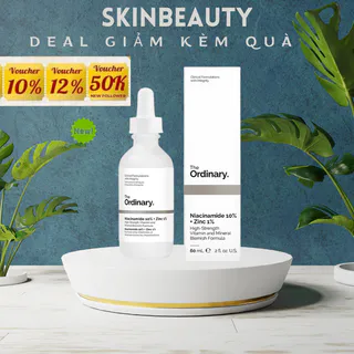 Serum The Ordinary Niacinamide 10% + Zinc 1% Giúp Cân Bằng Bã Nhờn Làm Sáng Da Thu Nhỏ Lỗ Chân Lông 30ml