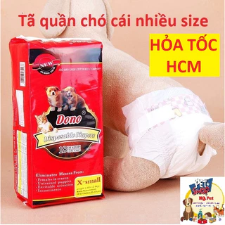 Tã quần chó cái Dono/ Tã dán Dono/ Tã chó cái siêu mềm, thấm hút tốt, tiện lợi