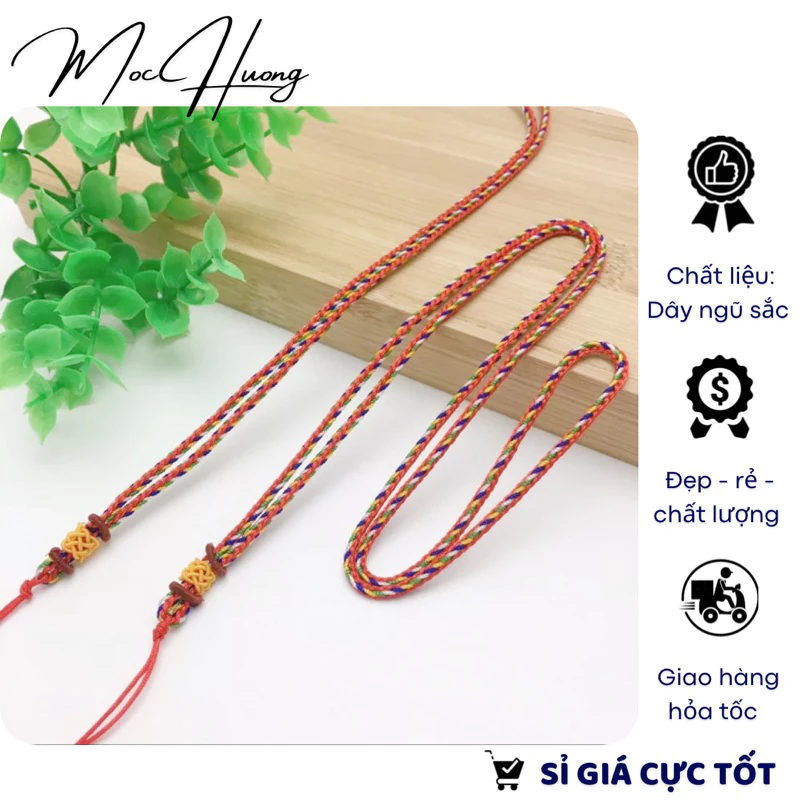 Set 4 Dây chuyền sợi ngũ sắc đeo cổ - TH788 MOCHUONG JEWELRY