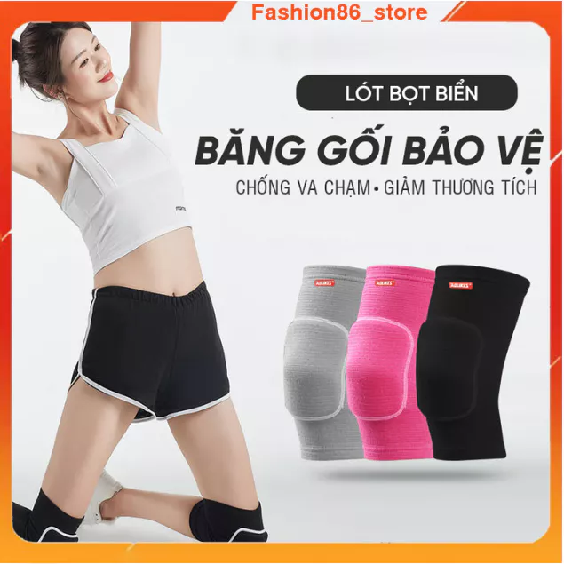 Băng bảo vệ đầu gối khuỷu tay thể thao bó gối tập gym yoga Aolikes hỗ trợ khớp gối dây chằng thấm hút mồ hôi AI0210