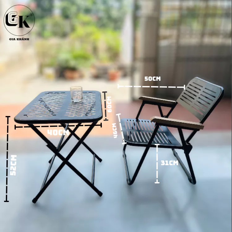 Ghế câu cá Cafe Sắtxếp Gọn-Ghế Dã Ngoại