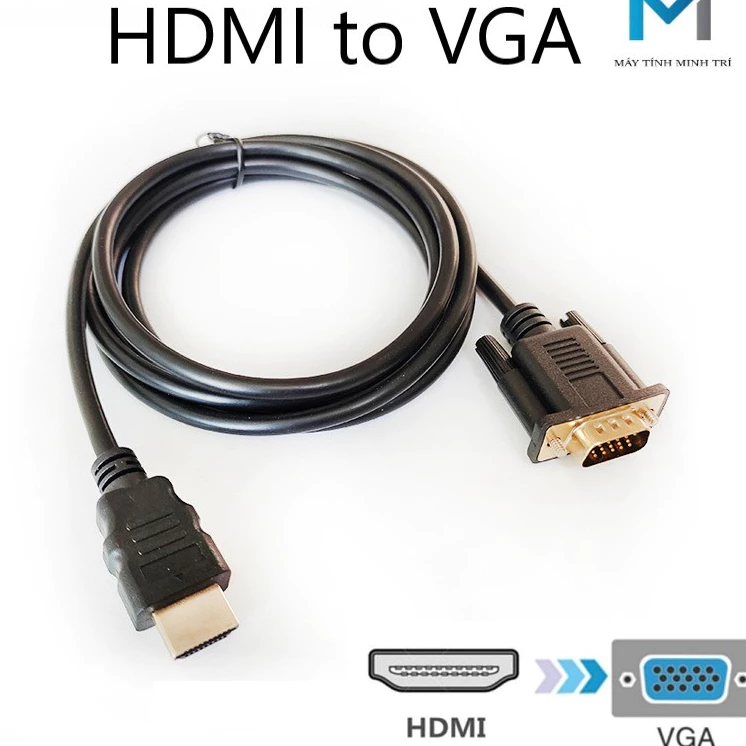 Cáp Chuyển HDMI Ra VGA 1.8m, Hdmi to vga