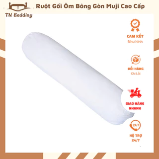 Ruột Gối Ôm Bông Gòn Muji Cao Cấp KT 35x100cm -TN1