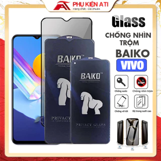 Kính cường lực Baiko Chống Nhìn Trộm VIVO Y33s Y21 Y20s Y21s Y02A Y35 Y15s Y16 Y53s Y01V27e V25 V27 V23 Y55 5G [BK-CNT]