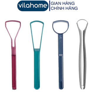 Cạo Lưỡi Inox VilaHome. Dụng Cụ Cạo Vệ Sinh Lưỡi Nhựa PP Giúp Loại Bỏ Vi Khuẩn, Giảm Hôi Miệng