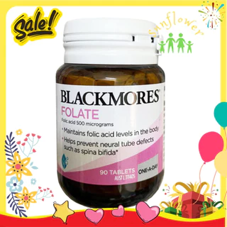 Viên uống bổ sung Folic Acid Blackmores Folate của ÚC 90 viên