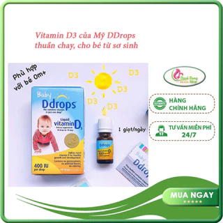 Vitamin D3 drop 90 giọt (mỹ)
