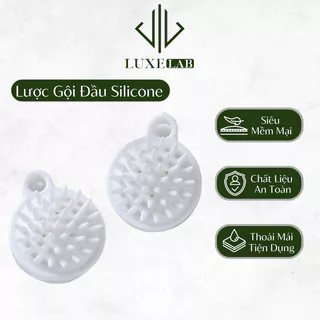 Lược Silicone Mềm Massage Da Đầu, Kích Thích Mọc Tóc Bảo Vệ Da Đầu LUXELAB 10724