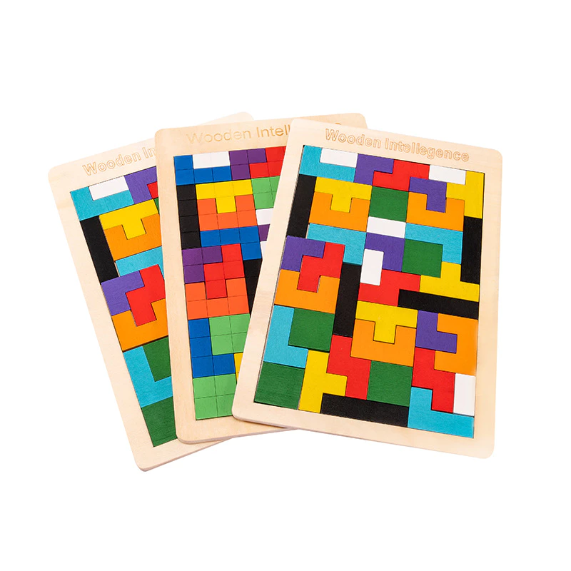 Đồ chơi ghép hình tetris size to đồ chơi gỗ thông minh thẻ gạch montessori phát triển trí tuệ sớm cho bé đồ chơi lego