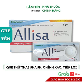 Que Thử thai phát hiện thai sớm ALLISA test Thử Thai Nhanh Hàng Chính Hãng Traphaco Giá Tốt Nhất