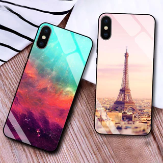 Ốp Lưng IPHONE X, XS, XSM, XR Plus Mặt kính cường lực Cao Cấp, Sang Trọng thiết kế Độc Quyền