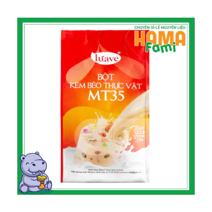 Bột Kem Béo Thực Vật MT35 Luave 1kg dùng pha chế trà sữa, làm kem