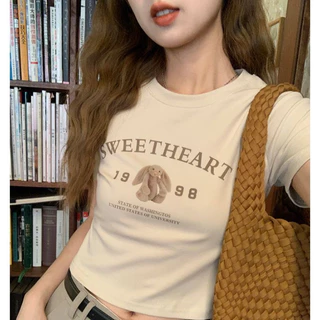 Áo Thun Babytee In Chữ Sweetheart - Babytee Basic in chữ