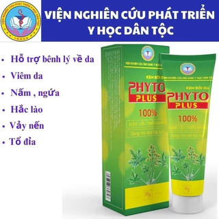 Phyto plus kem bôi hỗ trợ về da, Viện Nghiên Cứu Phát Triển Y Học Dân Tộc nghiên cứu, hộp 13g