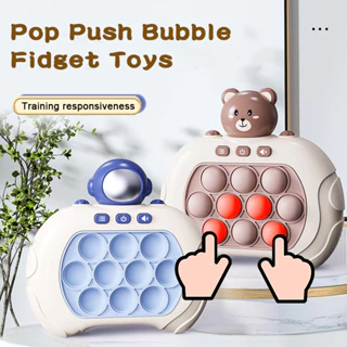 Pop it game điện tử xả stress theo nhạc Tiếng Anh - Đồ chơi Fidget Toy giải trí rèn luyện khả năng tập trung, phản xạ.