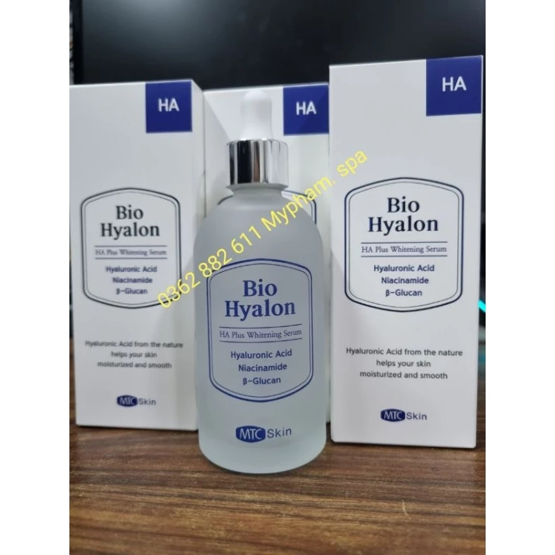 HA PLUS Whitening SERUM (Bio-Hyalon) - SERUM CẤP ẨM, TRẮNG SÁNG DA