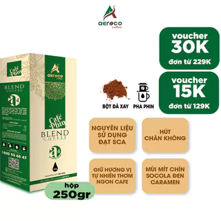 Mã Video -20%_Hộp 250g Cà phê đặc sản A4_Specialty Coffee_AEROCO COFFEE nguyên chất 100%, rang mộc, hậu vị ngọt thơm