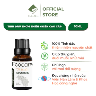 Tinh Dầu Thiên Nhiên Nguyên Chất ECOCARE 10ml Hương Vỏ Cam, Có Giấy Kiểm Định Chất Lượng Đầy Đủ