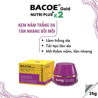 [Bacoe GOLD] Kem trắng da tàn nhan đồi mồi Kem Bacoe Kem BaCoe cao cấp Kem BACOE GOLD