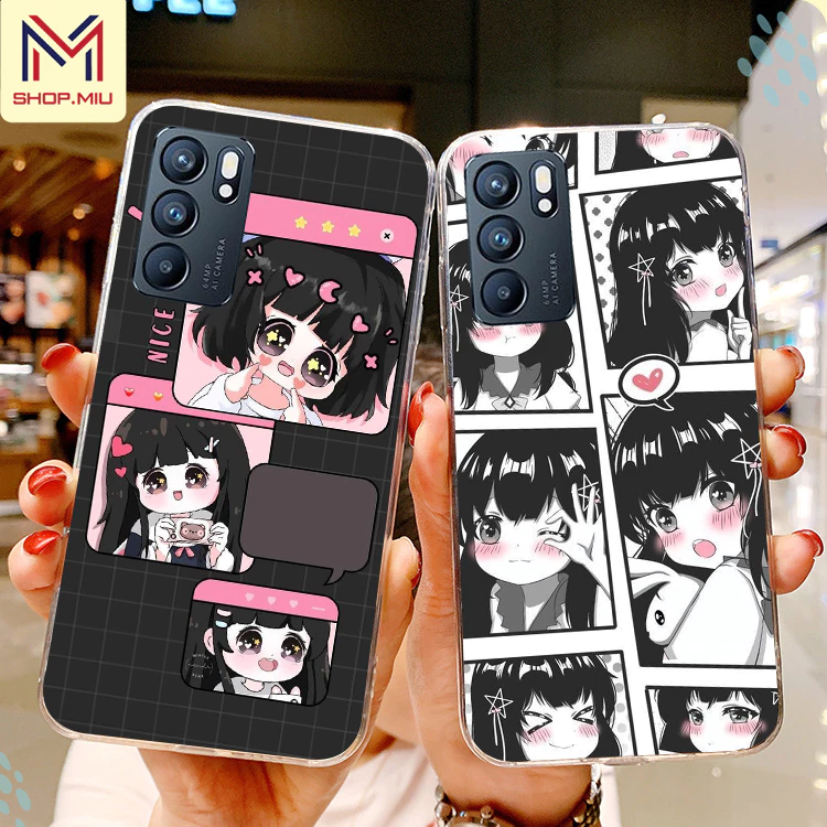 Ốp silicon in Anime Oppo A52 A53 A54 A55 A57 A74 A92 A93 A95 Reno 4 Reno 5 Reno 6 5G Reno 6z 5G Reno 7z 5G hình cute