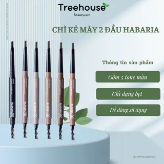 Chì kẻ mày 2 đầu Habaria Pro EyeBrow Pencil TREEHOUSE SHOP