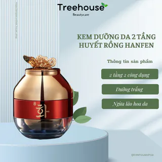 Kem trắng Da Huyết Rồng  Henfen 2 tầng chính hãng TREEHOUSE SHOP